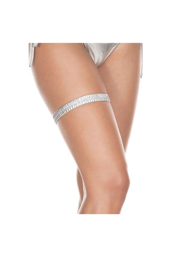 Metallic leg garter 43003-SILVER