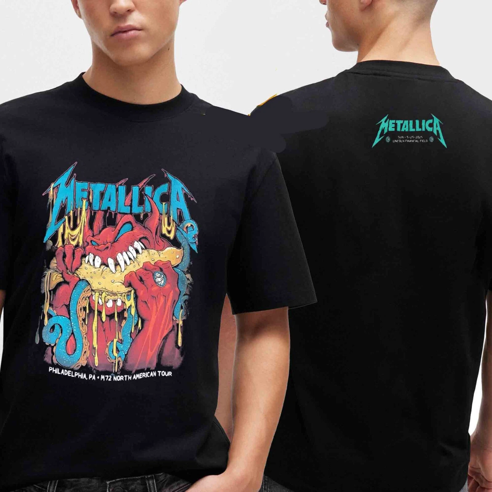 Metallica 2025 L F F M72 Philly NA Tour On May 25th Night 2 Shirt