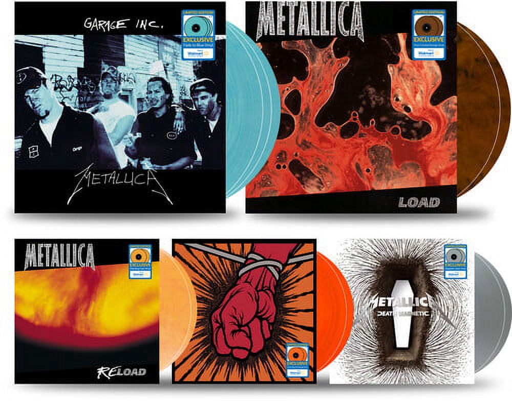 Metallica 5 Vinyl Bundle (WM) - Metallica 5 Vinyl Bundle (Walmart Exclusive) [Exclusive] - image 1 of 1