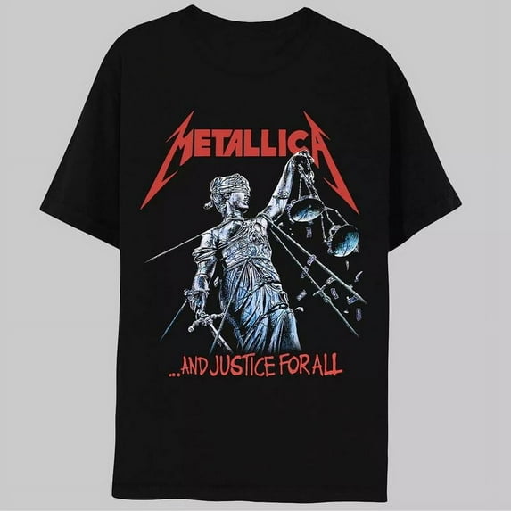 Metallica And Justice For All Short Sleeve Graphic T Unisex Comfort Tee T Shirt, Color: Sport Grey, Size: 4XL