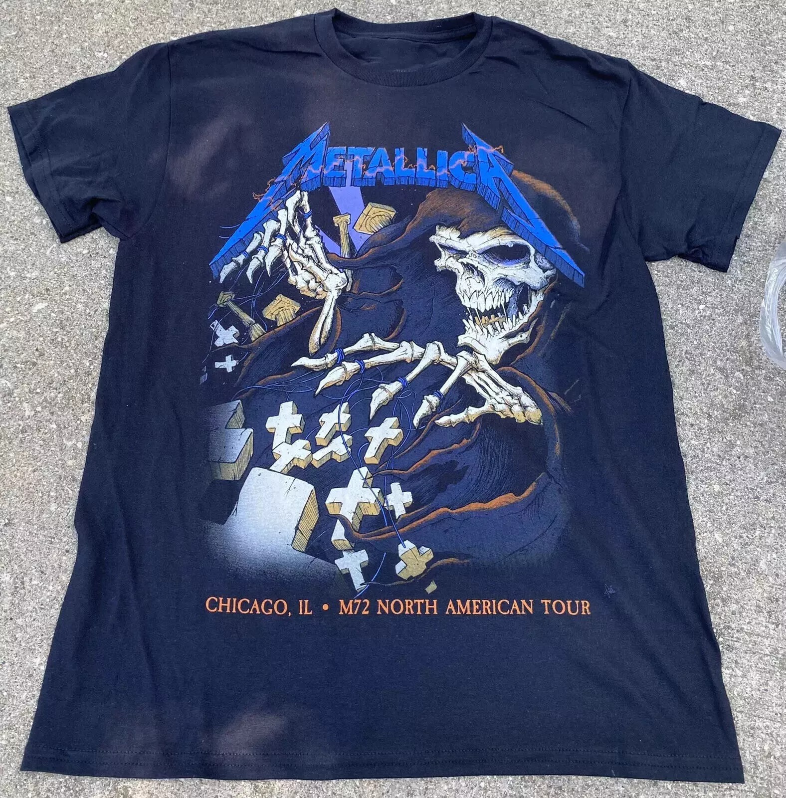 Metallica At Soldier Field Chicago Illinios 2024 Day 2 M72 World Tour T