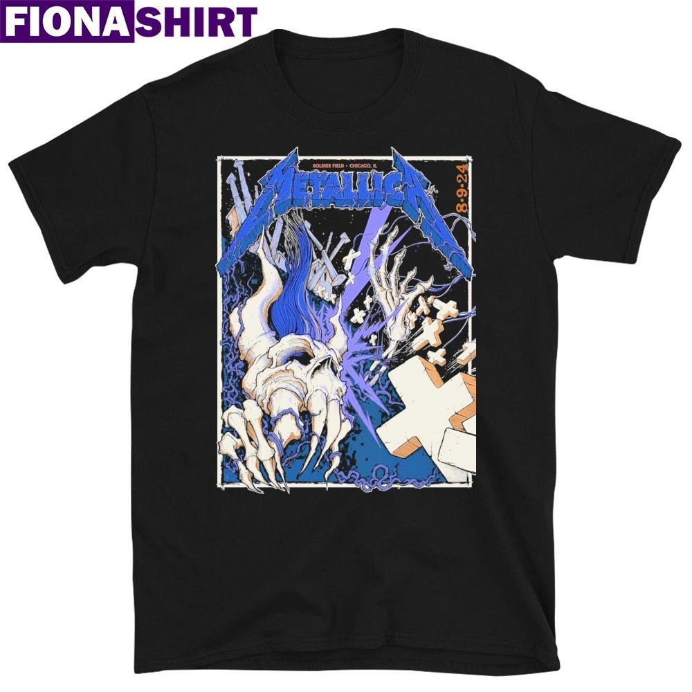 Metallica At Soldier Field Chicago Illinios 2024 M72 World Tour On