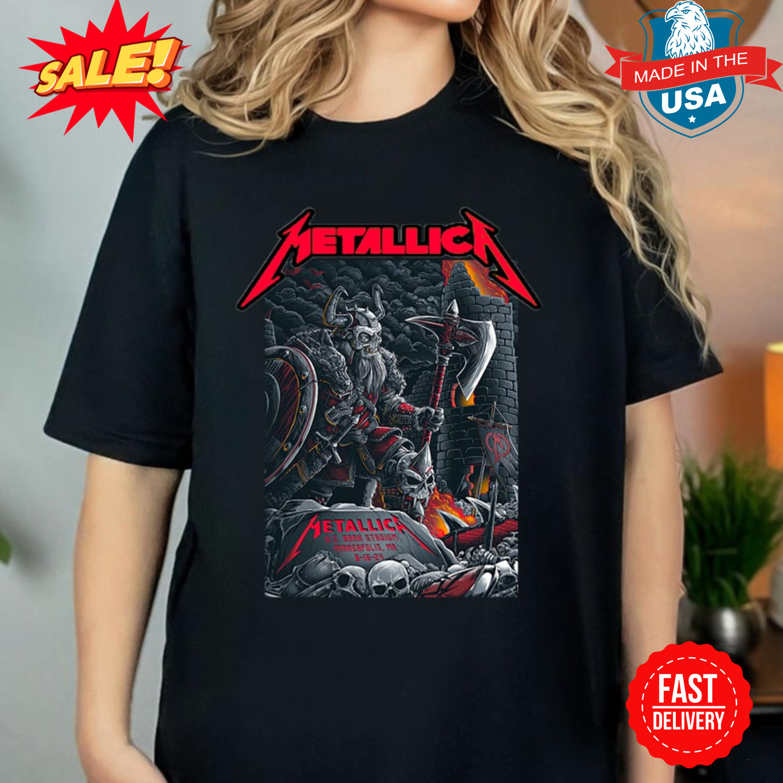 Metallica At US Bank Stadium Minneapolis MN Day 1 2024 M72 World Tour