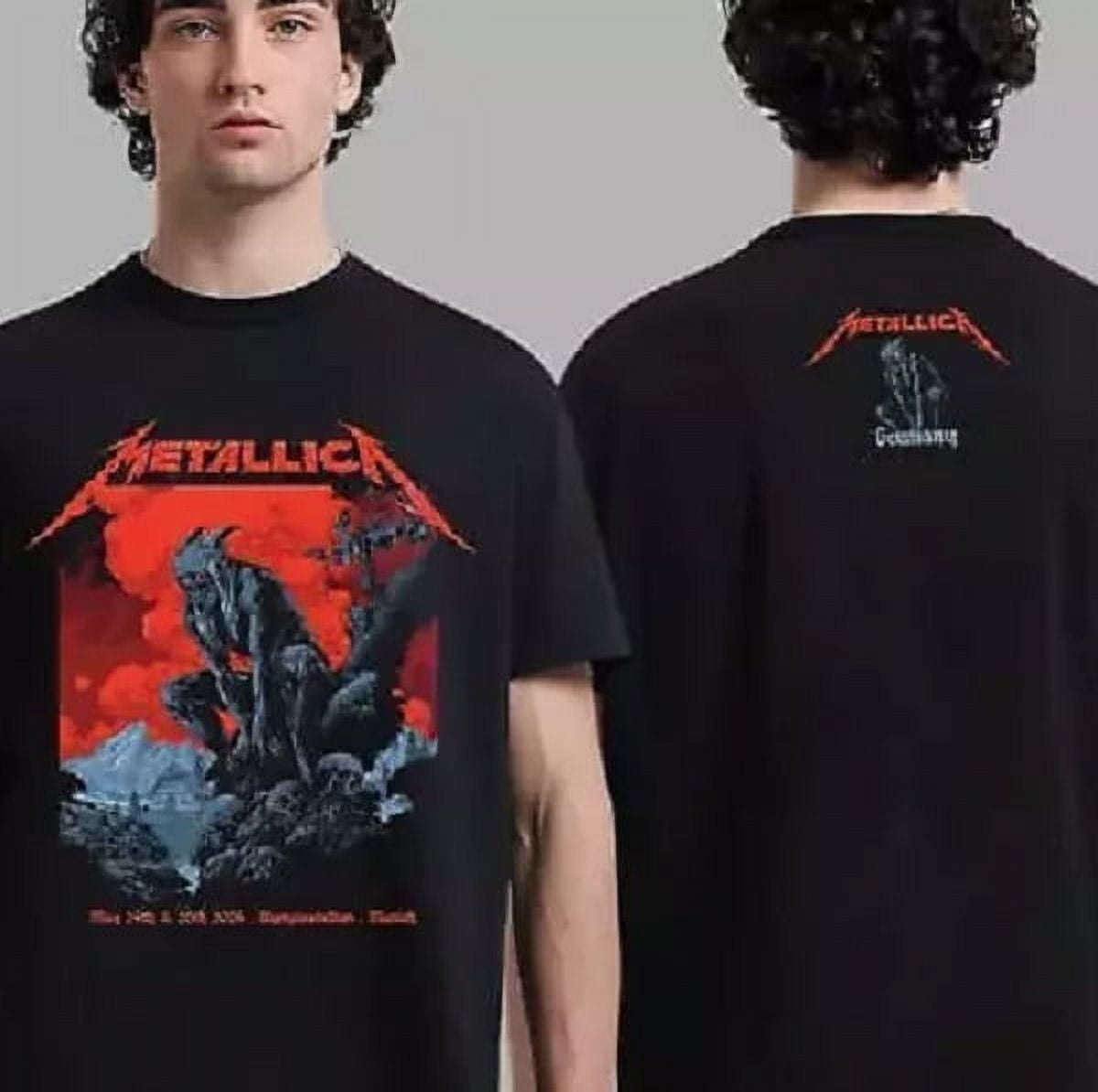 Metallica Germany Merch For The Munich Pop Up M72 World Tour 2024 T