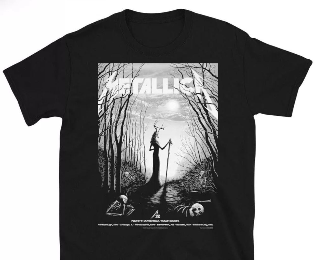 Metallica In Edmonton Alberta Canada 2024 On August 2325Th World Tour