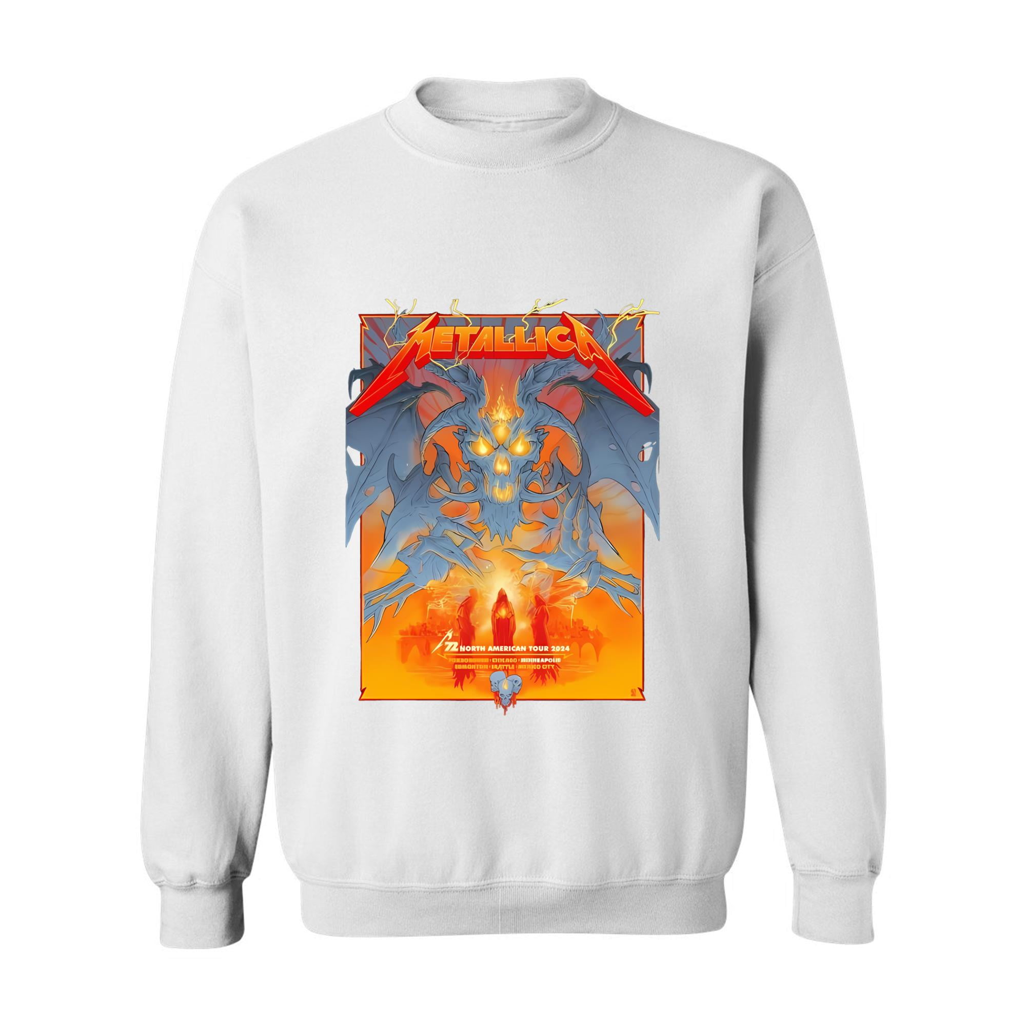 Metallica In Minneapolis Mn Minnesota Us August 16 2024 Tour Shirt