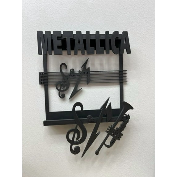 Metallica Inspired Cd Wall Mount - S&M Album 3Nd Performance V2