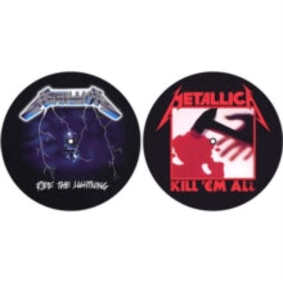 Metallica Kill Em All / Ride The Lightning Slipmat Set Black
