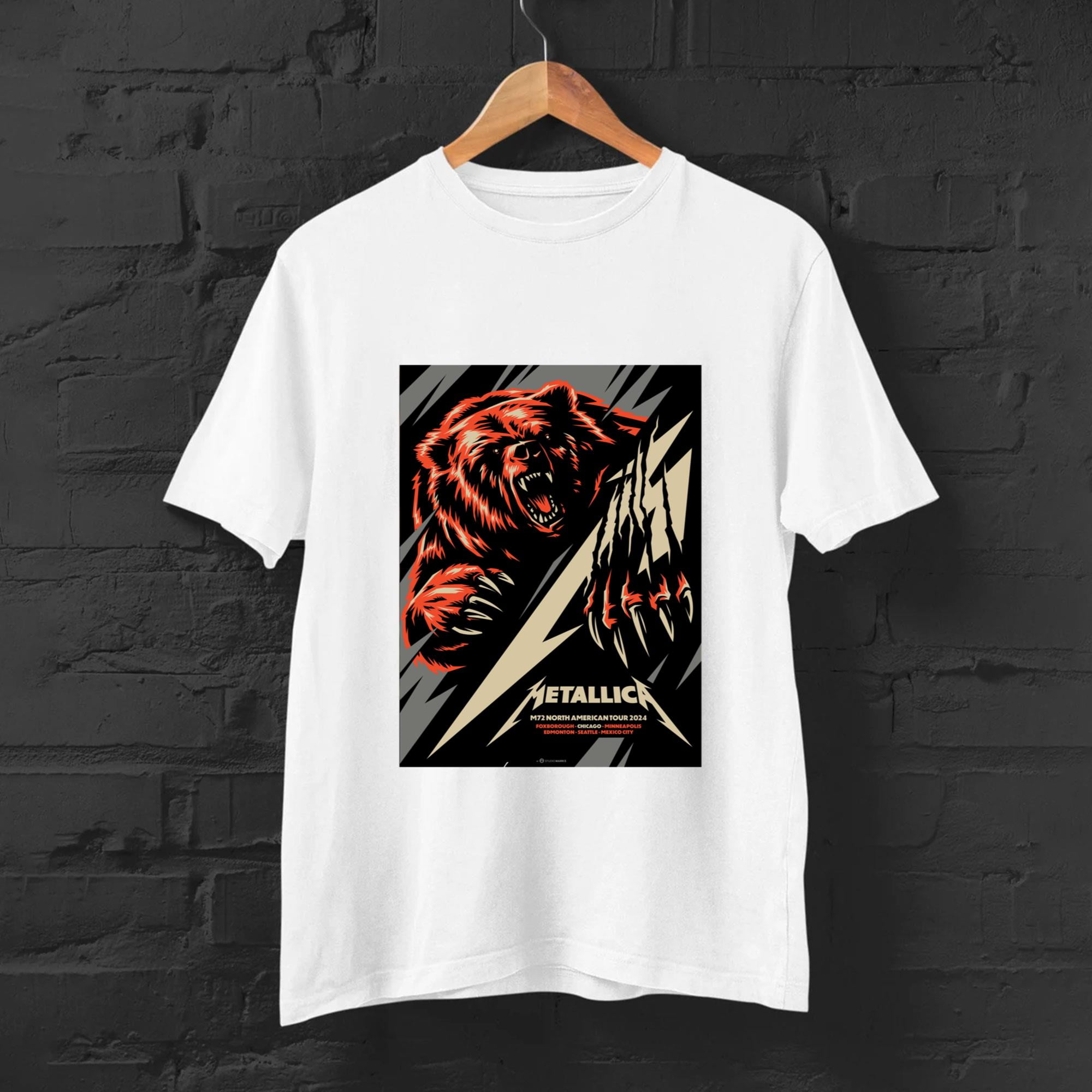 Metallica M72 Chicago Pop Up Shop Poster For Chicago Il Us On On August