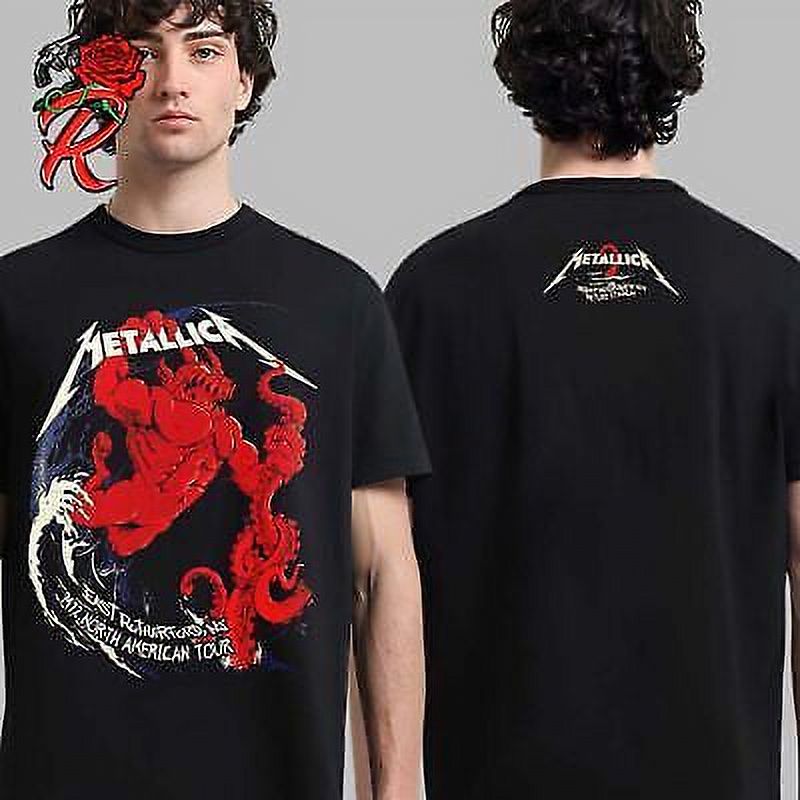 Metallica M72 East Rutherford NJ Day 1 Merch Tee M72 North American Tour TShirt
