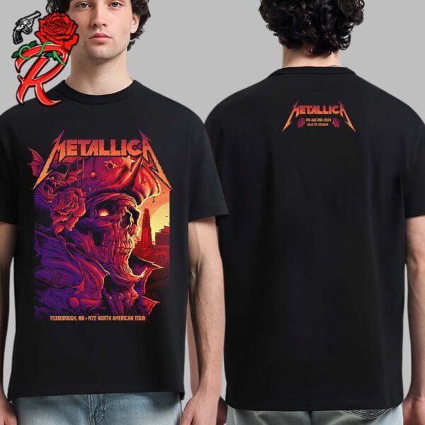 Metallica M72 Foxborough MA Night 1 Limited Merch For The Show At Gillette Stadium On August 2