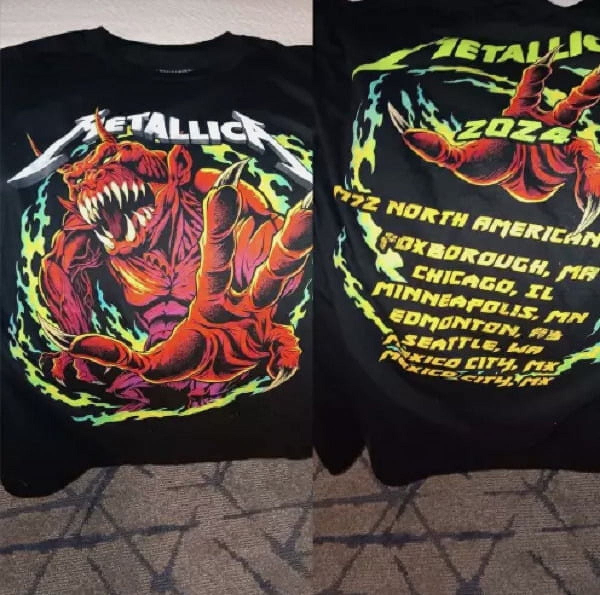 Metallica M72 North America Tour 2024 Edmonton At Commonwealth Stadium