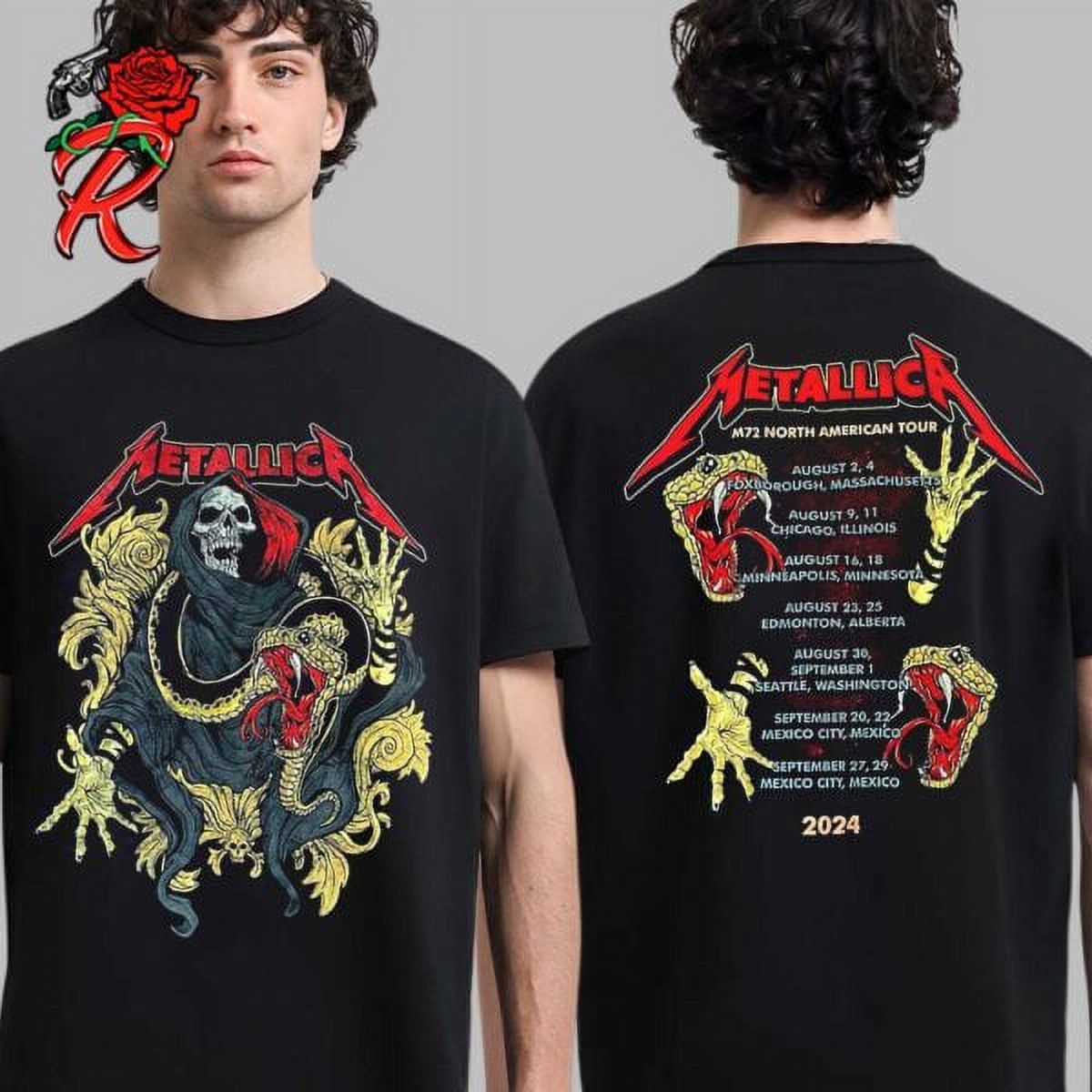 Metallica M72 North American Tour 2024 At Gillette Stadium In