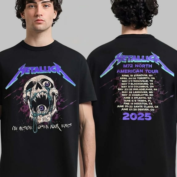 Metallica M72 North American Tour 2025 Tour Dates I’m Inside Open Your Eyes Skul
