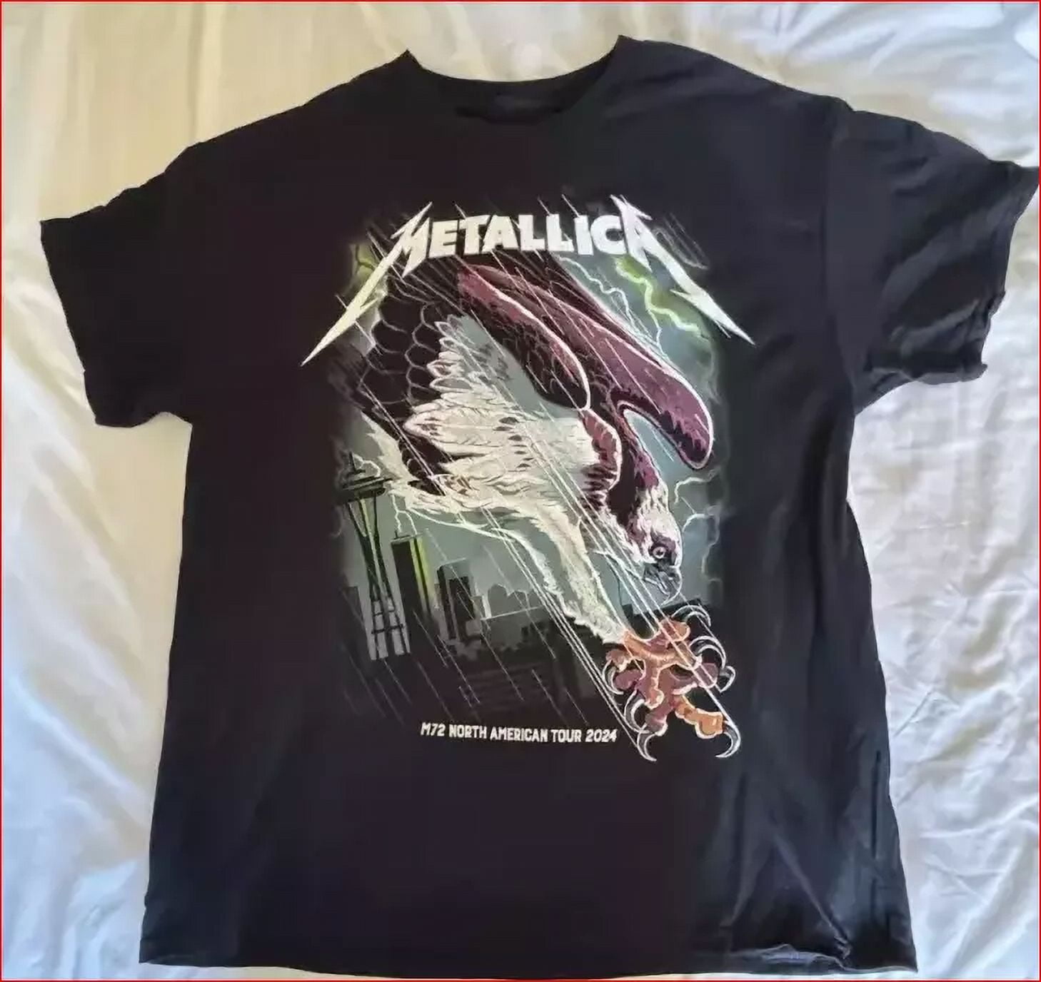Metallica M72 Seattle AUG 30, North American Tour 2024 Shirt