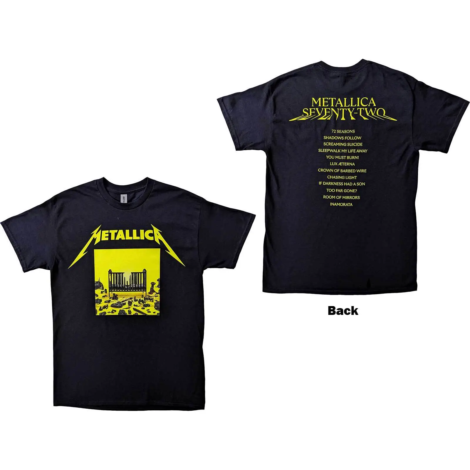 Metallica M72 Tour T Shirt 72 Seasons Cover Album Band Logo New