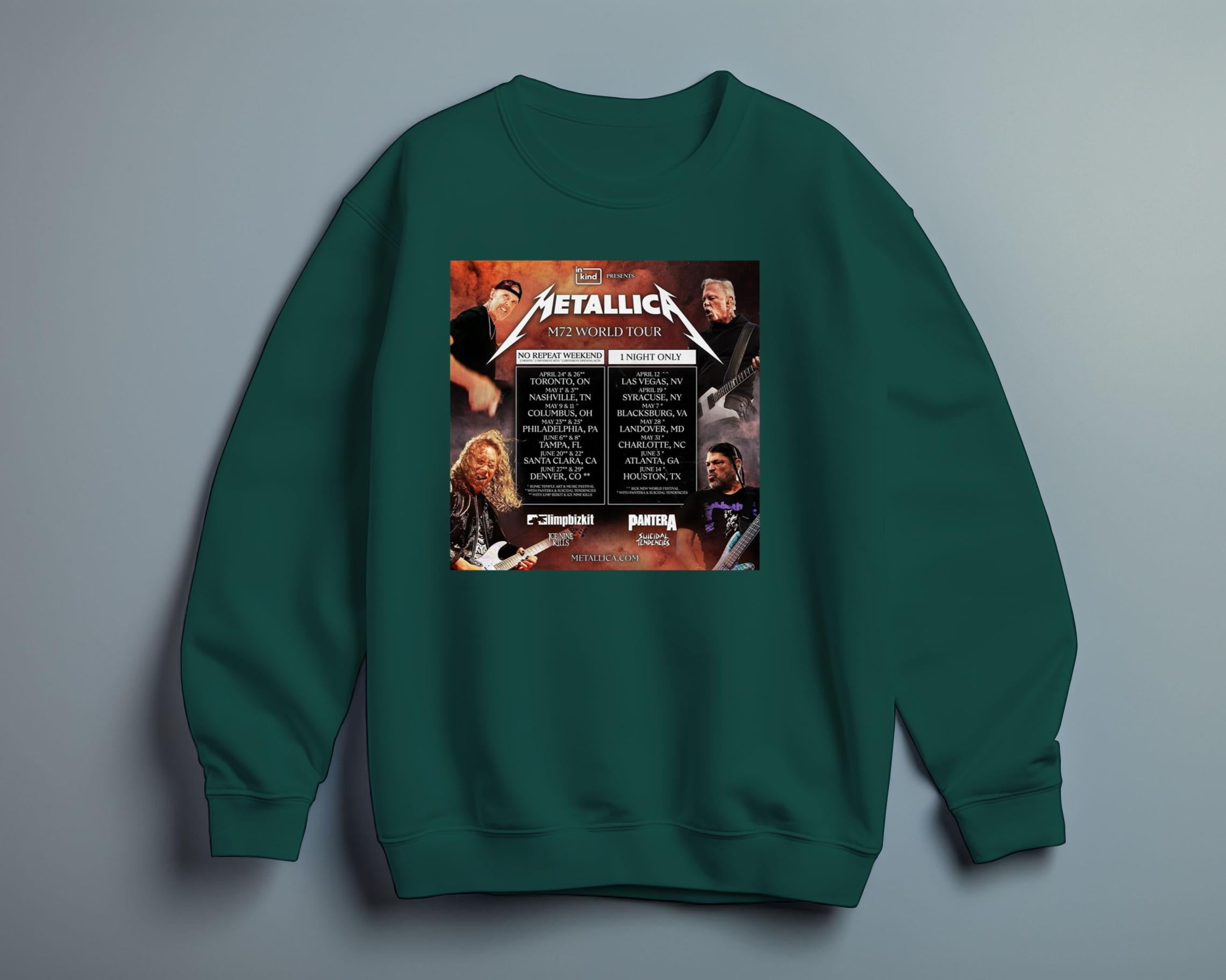 Metallica M72 World Tour 2025 Shirt