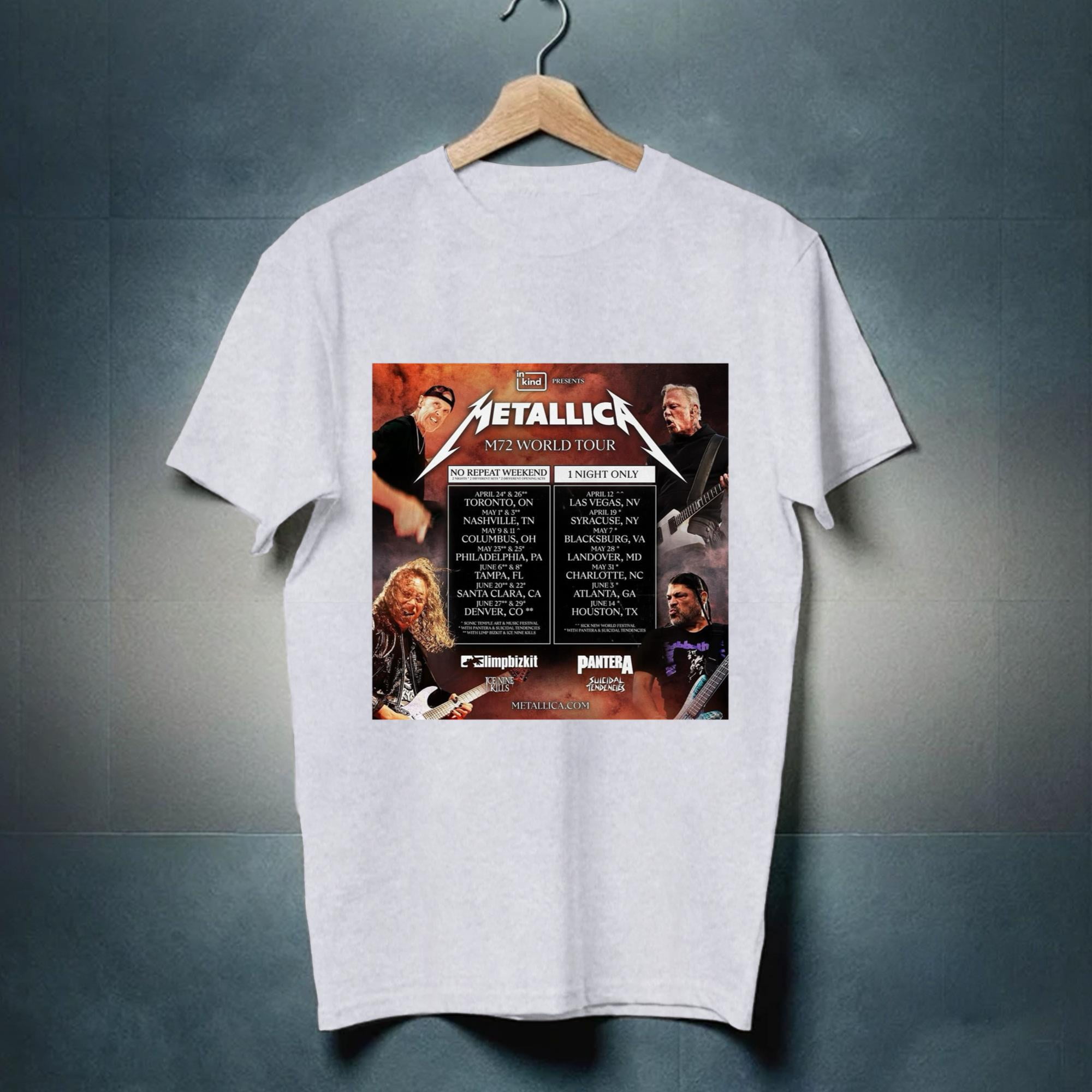 Metallica M72 World Tour 2025 Shirt
