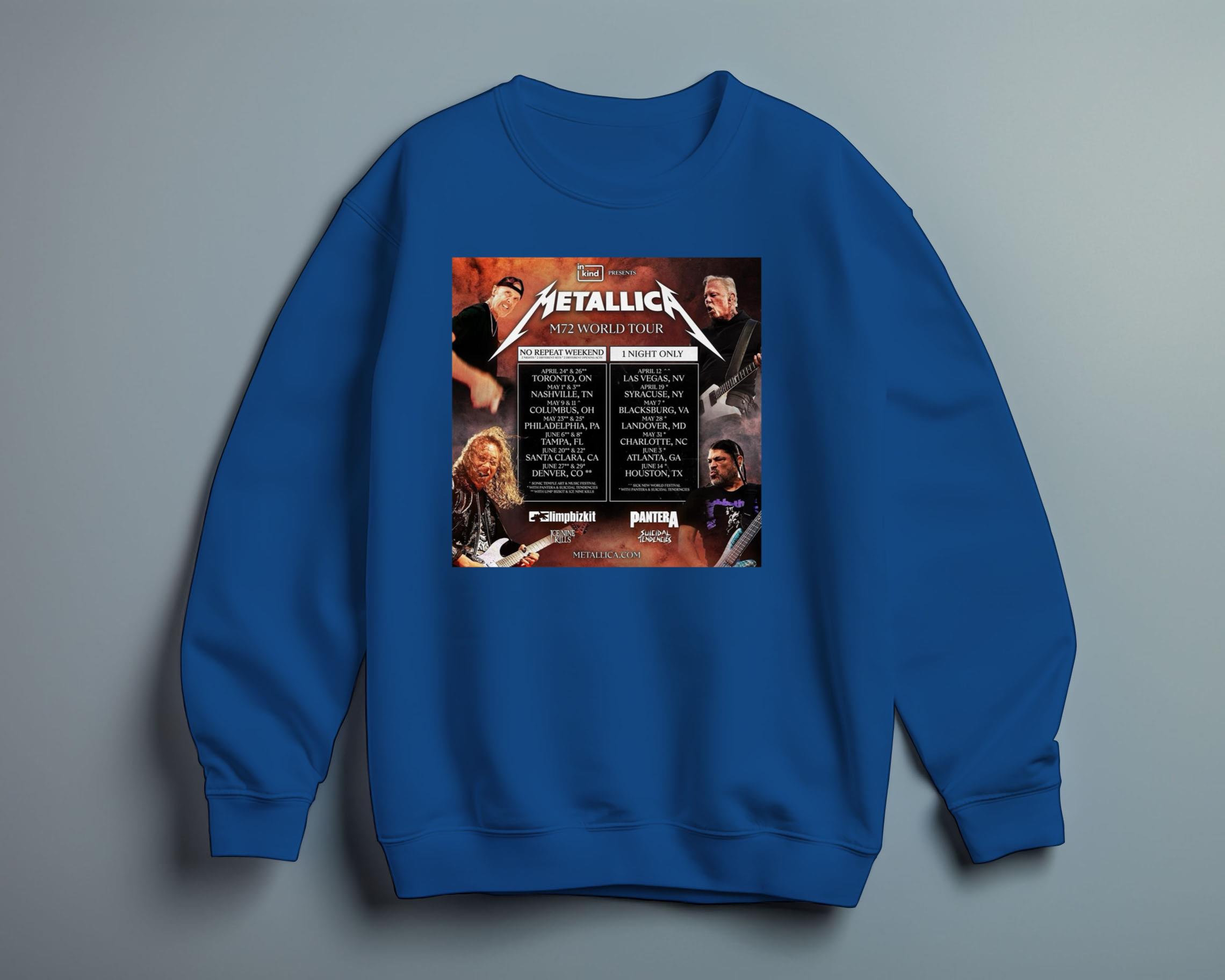 Metallica M72 World Tour 2025 Shirt