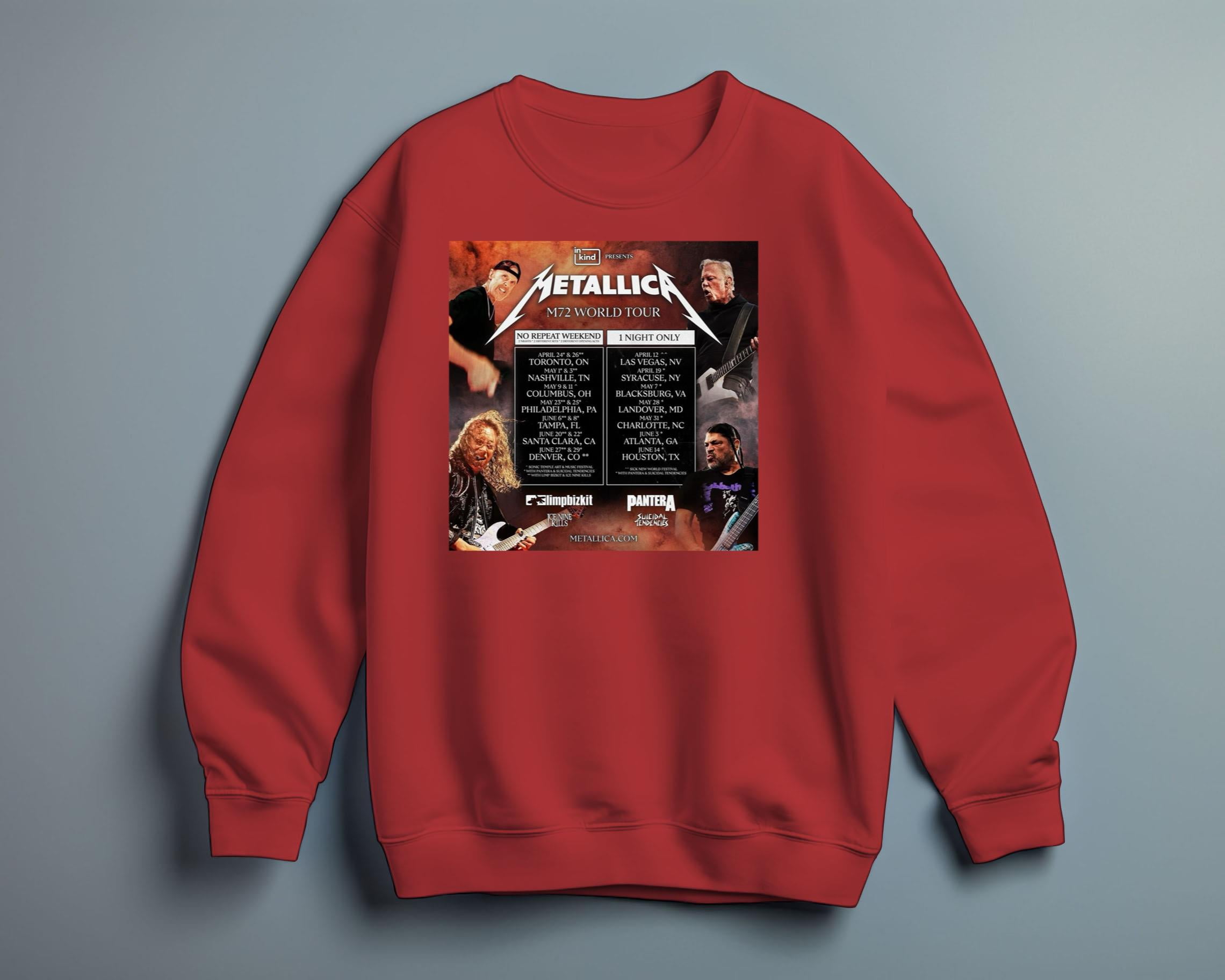 Metallica M72 World Tour 2025 Shirt