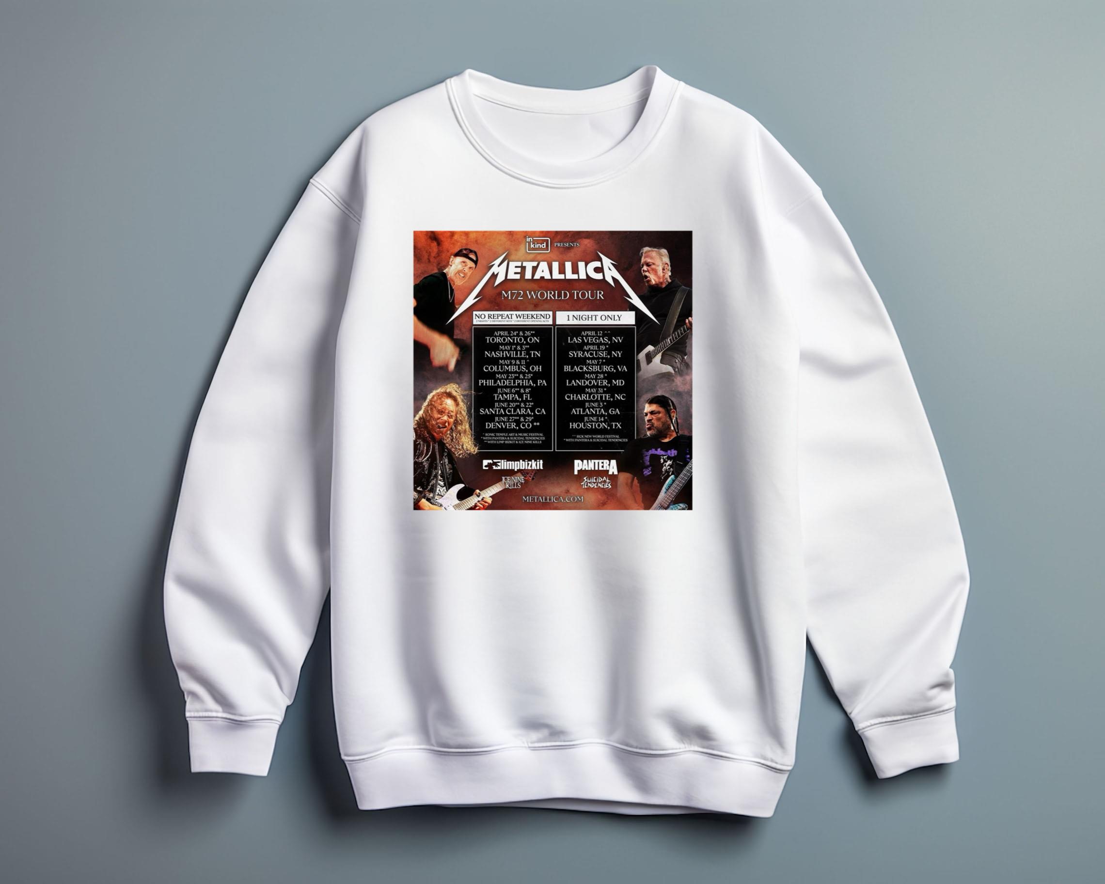 Metallica M72 World Tour 2025 Shirt