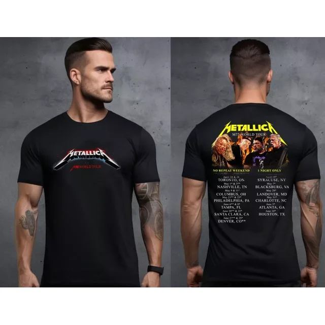 Metallica M72 World Tour Schedule Extends music rock 2025 TShirt