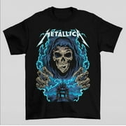 GUSSEAK Metallica M72 World Tour T-Shirt Short Sleeve All Size Black T-Shirt