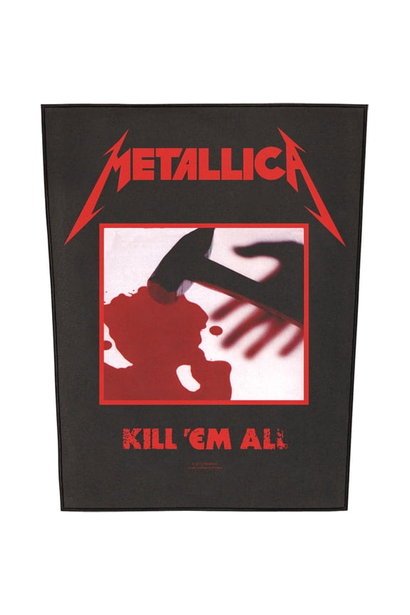 Metallica Men's Kill 'Em All Back Patch Black