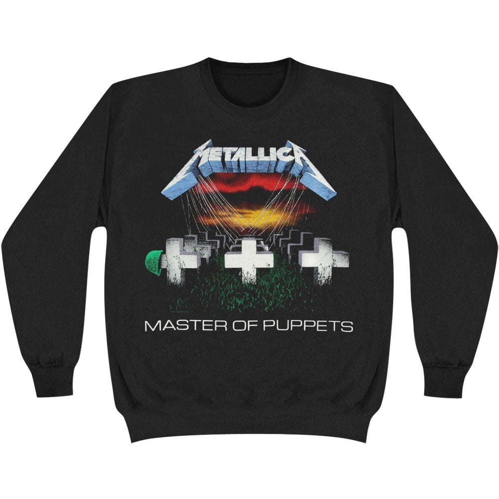 Metallica Men s Master Of Puppets Sweatshirt Black Walmart