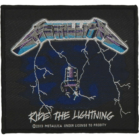 Metallica Men's Ride The Lightning Woven Patch Multi