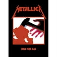 thumbnail image 1 of Metallica Poster Flag Kill Em All Tapestry Cloth Fabric Wall Banner 30" x 40", 1 of 1