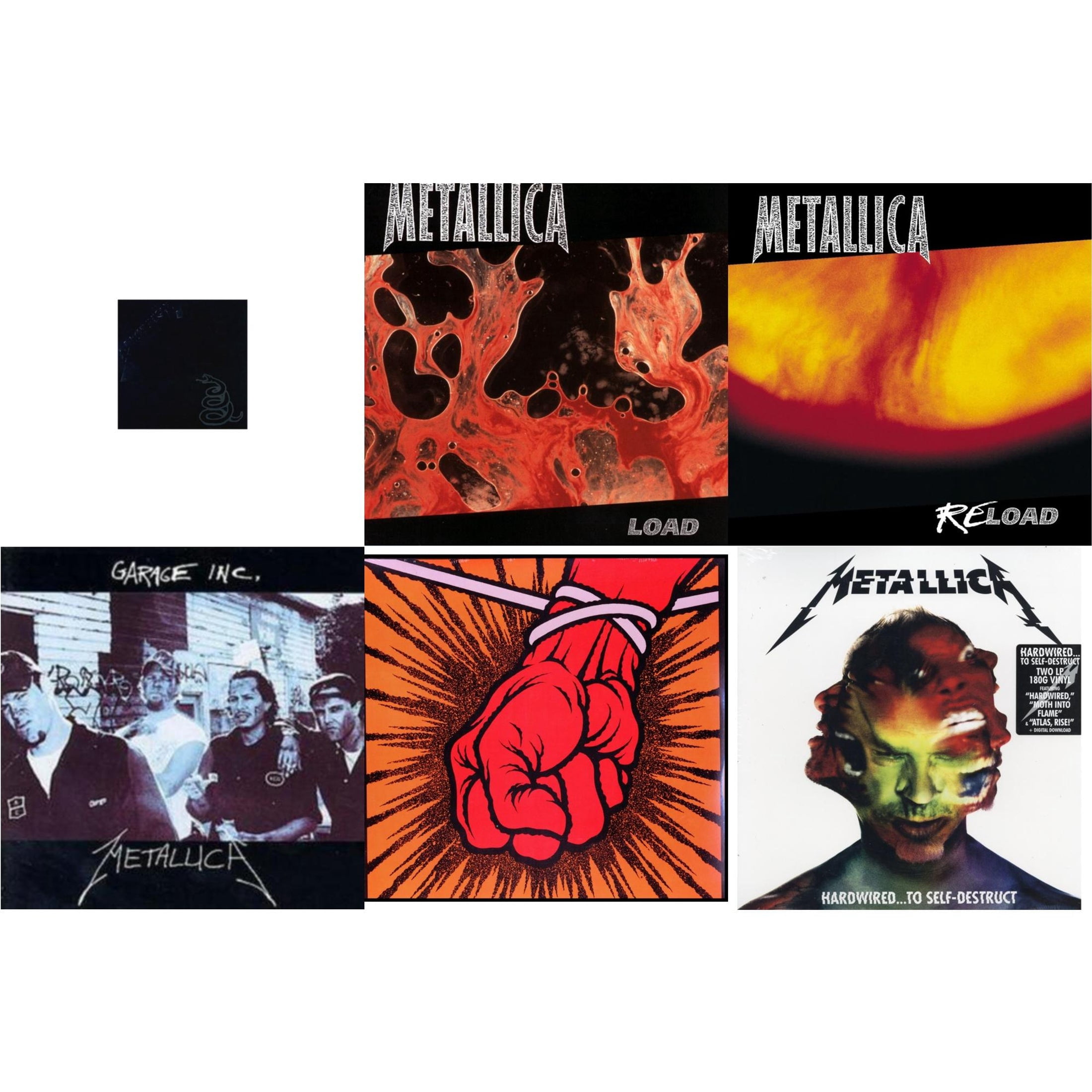 Metallica (Remastered/2LP) & Load & Reload & Garage Inc. & St 