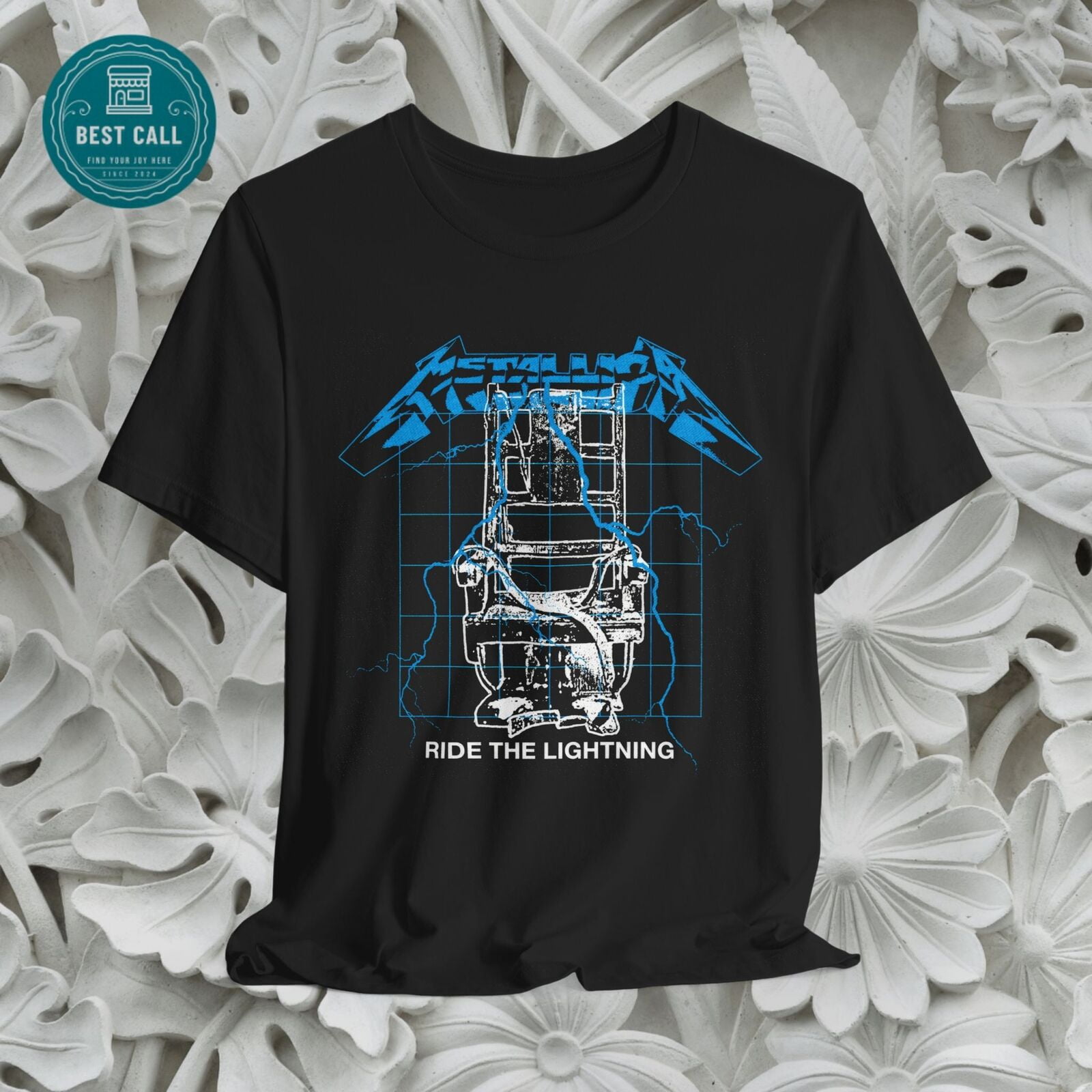 Metallica Ride The Lightning Fan Made Tshirt, Hetfield, Lars, Fade To