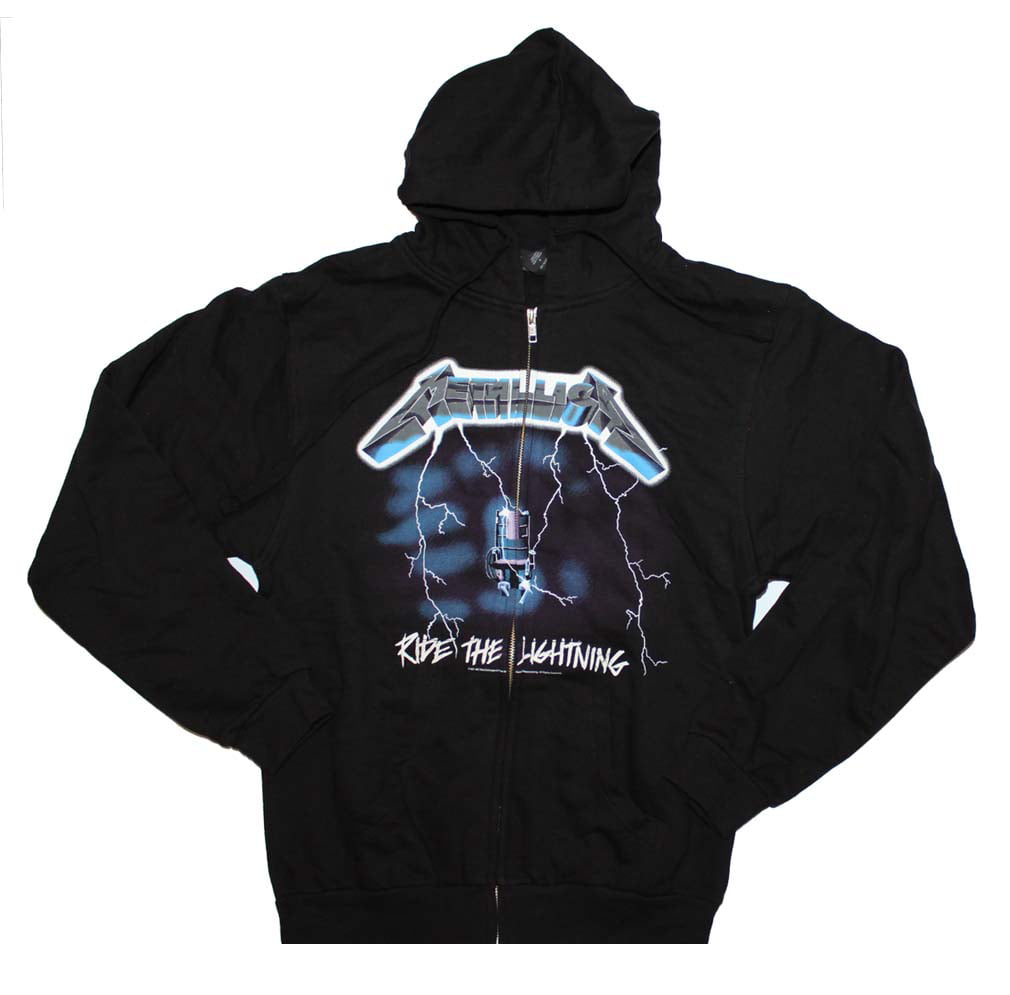 Metallica - 100% Cotton Ride The Lightning Full-Zip Hoodie - Size XL