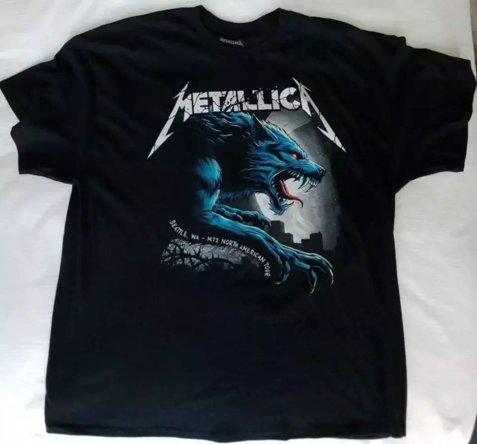 Metallica Seattle Night 1 Aug 30th 2024 World Tour T shirt Unisex