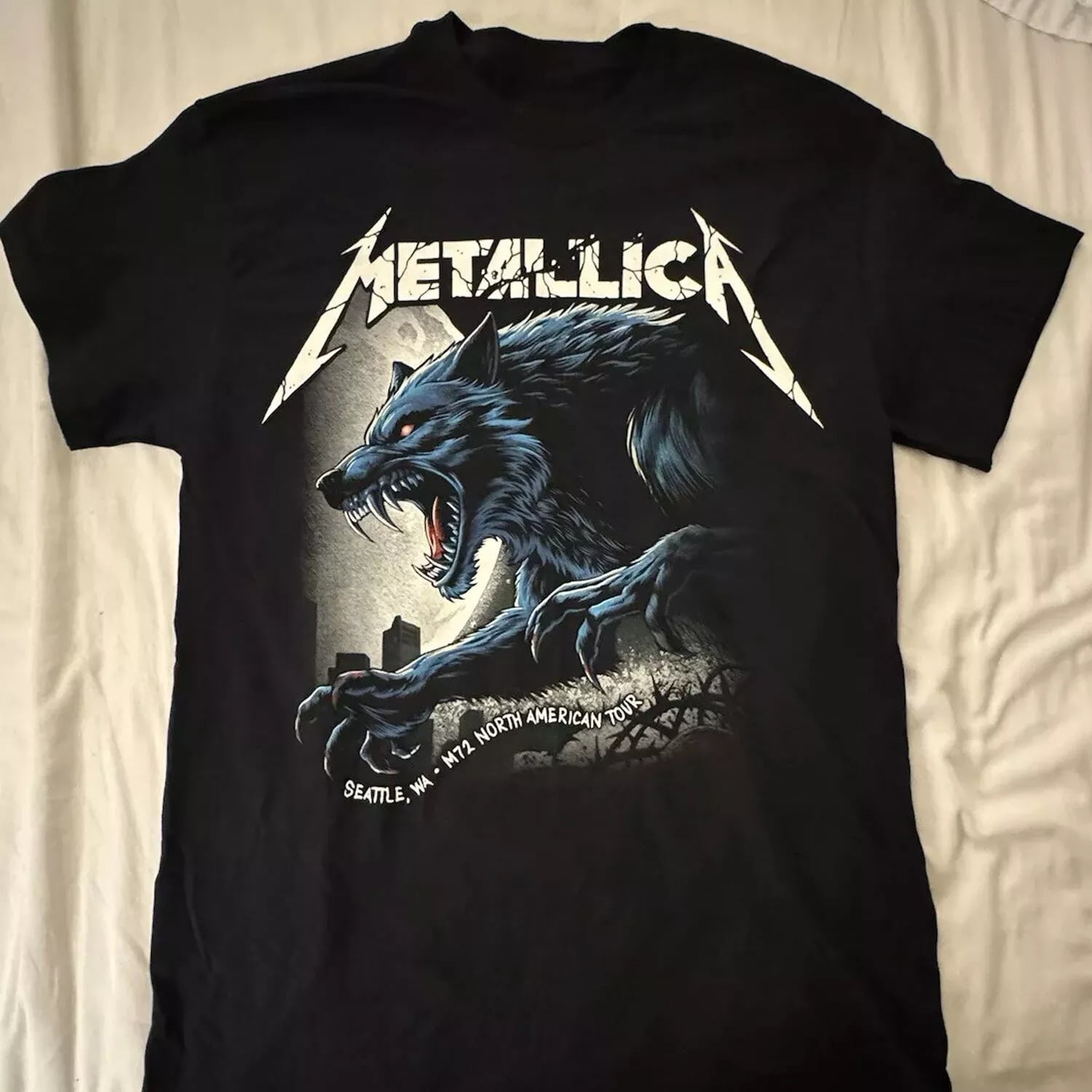 Metallica Seattle Night 2 Lumen Field September 1st 2024 Event Shirt