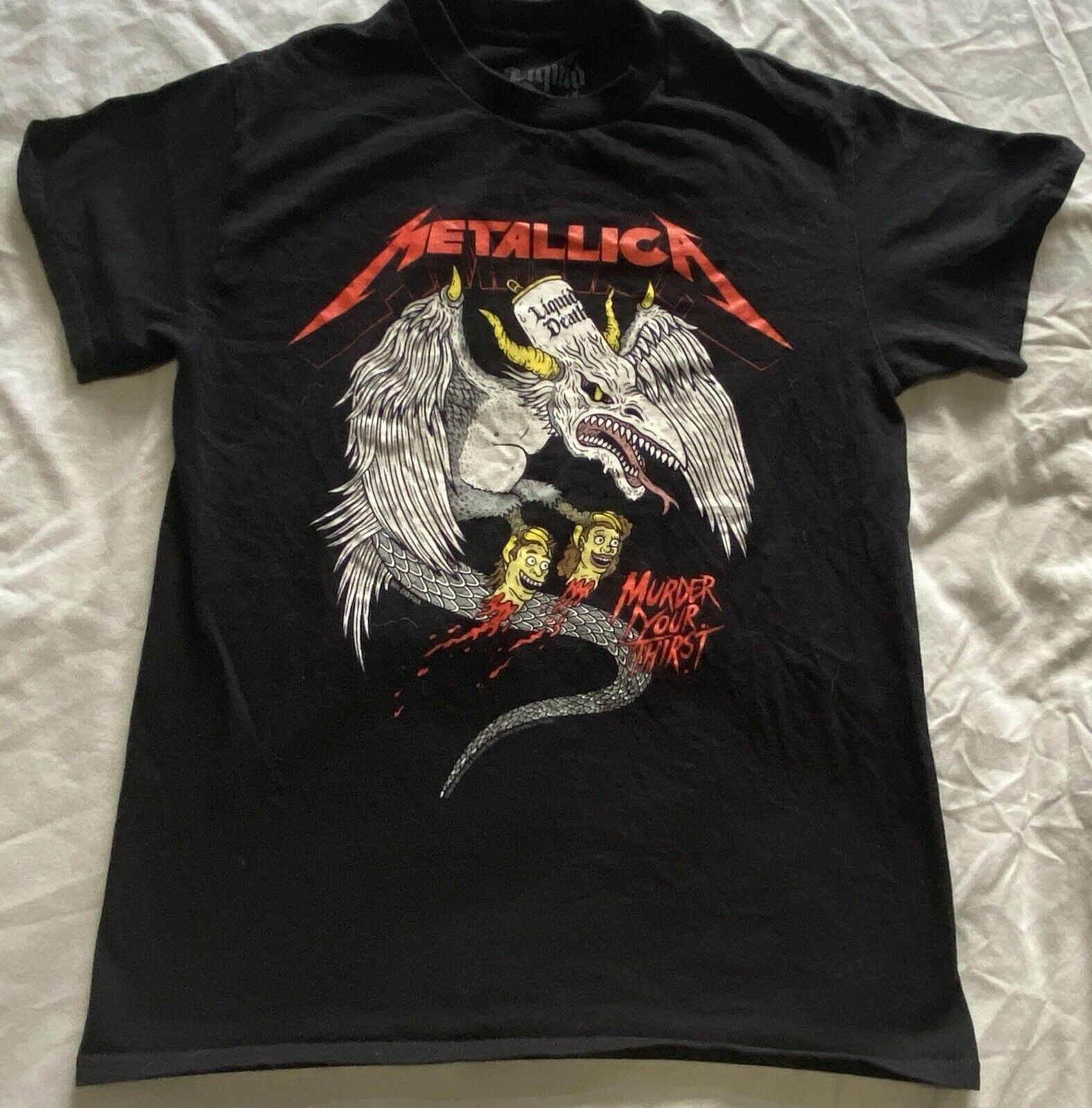 Metallica Shirt Men's Small Liquid Death 2023 M72 World Tour MURDER