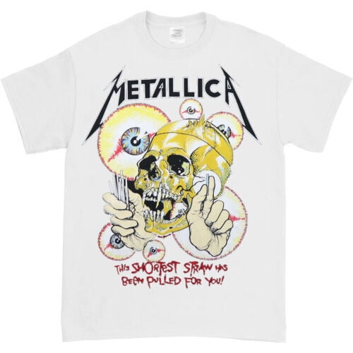 Metallica shortest straw t shirt best sale