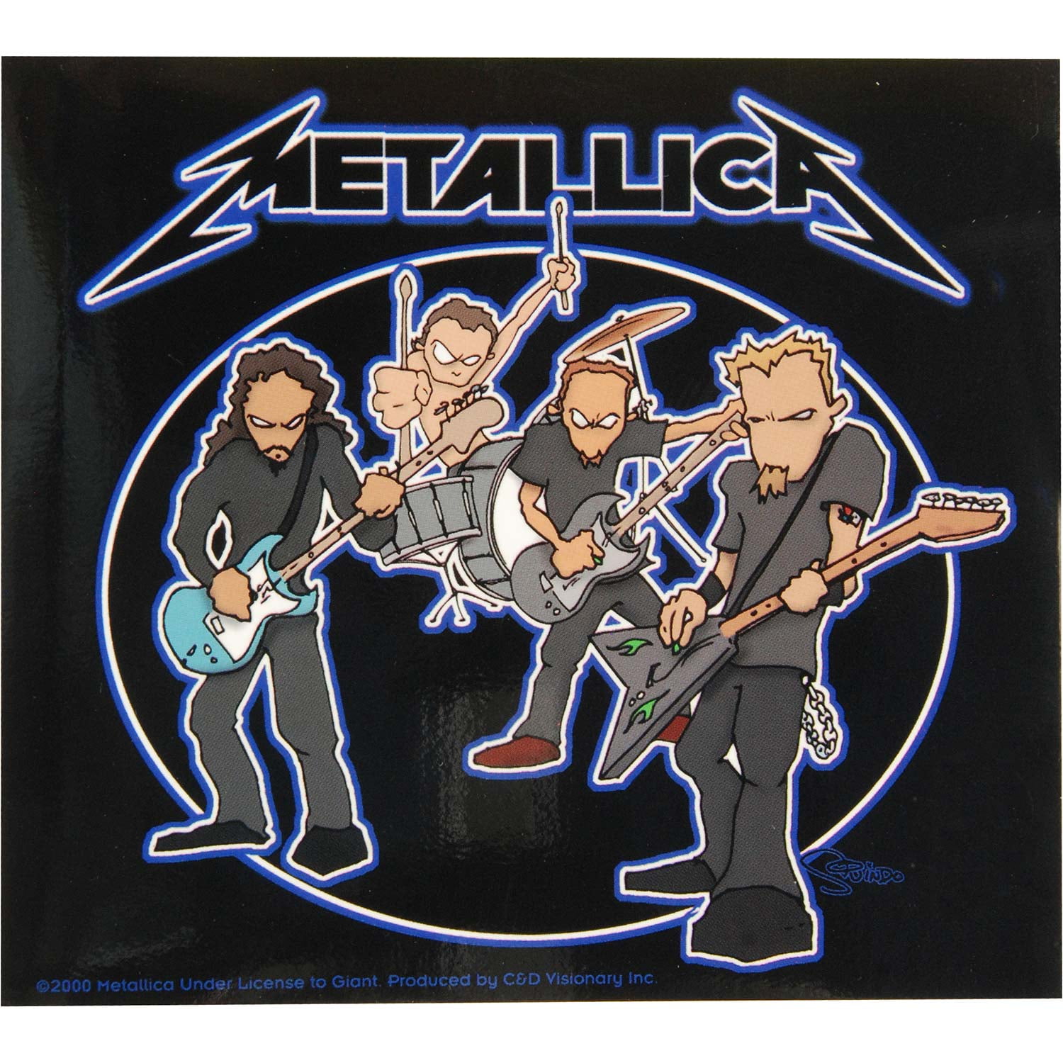 Metallica Sticker - Walmart.com