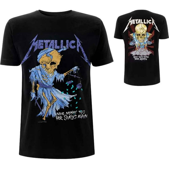 Metallica Unisex T-Shirt Doris (Back Print) (Small)
