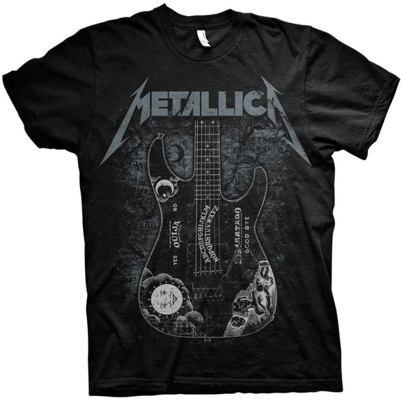 Metallica Unisex T-Shirt Hammett Ouija Guitar (XX-Large)