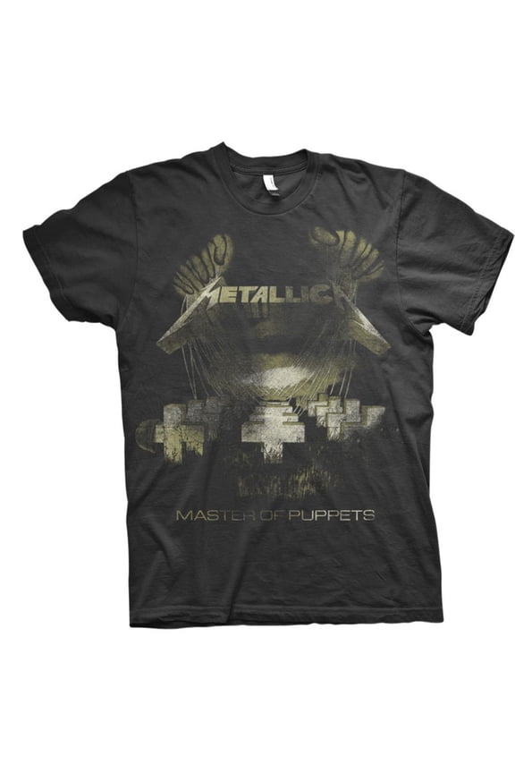 Metallica Unisex T-Shirt Master of Puppets Distressed (Medium)