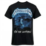 Metallica Unisex T-Shirt Ride The Lightning Tracks Back Print Large