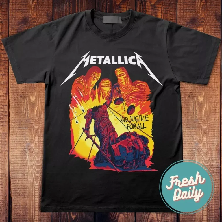 Metallica Unisex T Shirt Rock Band Tee Merch Walmart