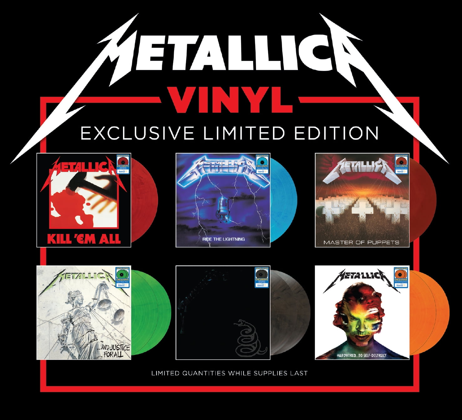 Ride The Lightning - Exclusive Limited Edition Electric Blue  Colored Vinyl LP : Metallica, Various Artists: CDs & Vinyl