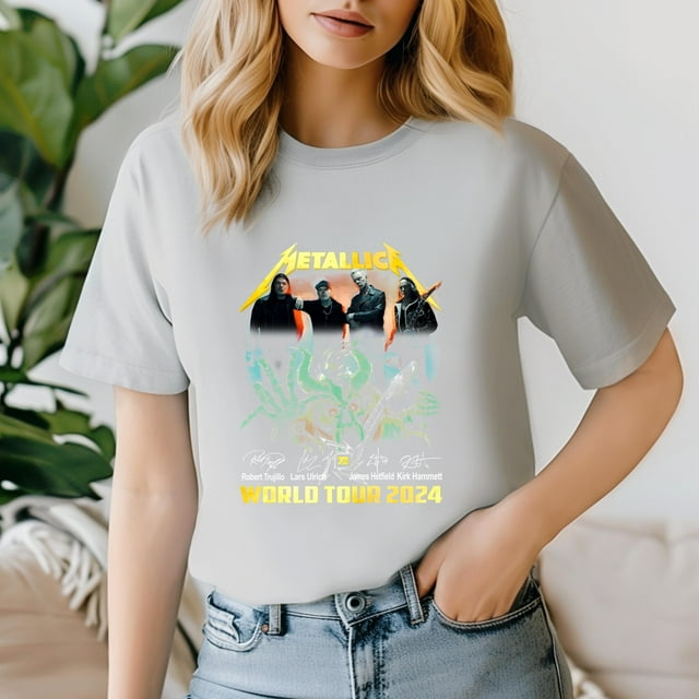 Metallica World Tour 2024 Unisex Tshirt