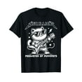 thumbnail image 1 of Metallicat Meowster Funny Cat Rock Music T-Shirt for Men Women Cotton Top Tee Fashion Casual Short Sleeves, 1 of 2
