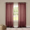 thumbnail image 1 of Metallico Faux Linen Grommet Pair Panel, 1 of 1