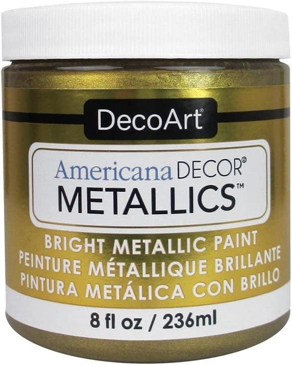 Vintage Brass 8oz Metallic Acrylic Paint