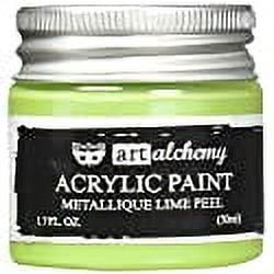 Finnabair Art Alchemy Liquid Acrylic Paint 1 Fluid Ounce-Lime